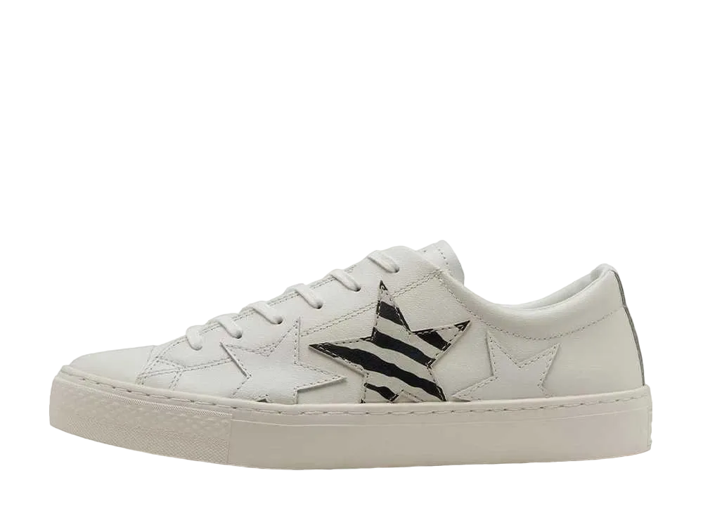 Converse All Star Coupe Epais Triostar AM OX "White/Zebra"