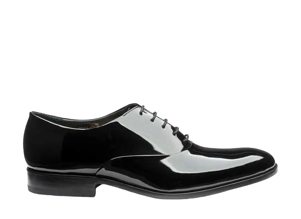 Loake Patent F Fit "Black" Leather Sole
