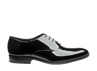 Loake Patent F Fit "Black" Leather Sole
