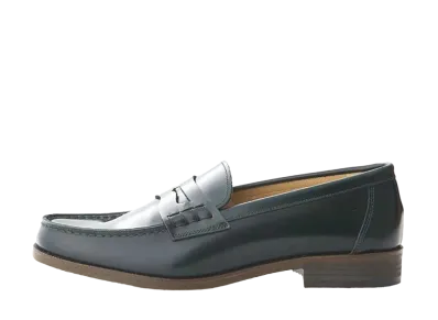 HARUTA Casual Loafers Cowhide Leather "Green" #920