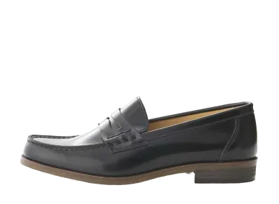 HARUTA Casual Loafers Cowhide Leather "Black" #920