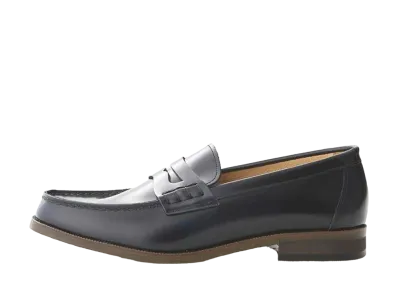 HARUTA Casual Loafers Cowhide Leather "Navy" #920