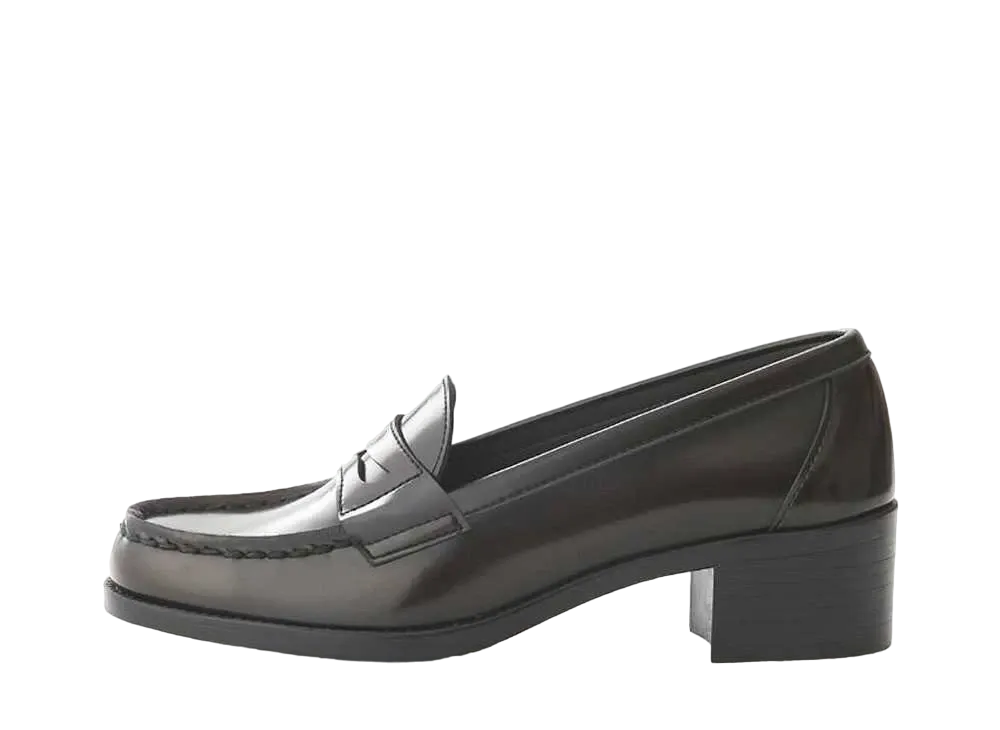 HARUTA Women's Heel Up Loafers Artificial Leather "Jamaica" #4603