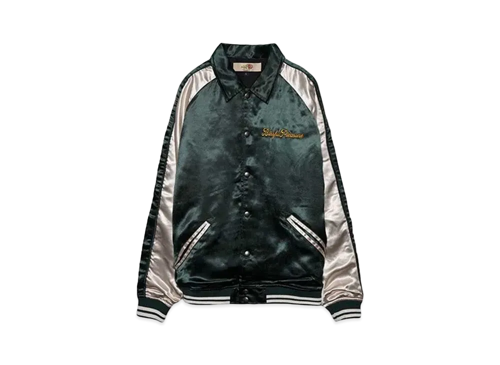 Flowers of Life F.O.L rayon Jacket "Green"