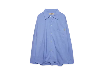 Flowers of Life F.O.L Stripe long sleeve shirts "Blue stripe"