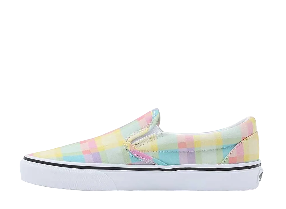 バンズ クラシック スリッポン "パステルピクニックミクストプレイド"