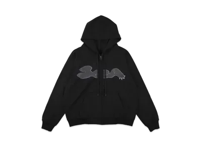 WIND AND SEA Heptagon Logo Zip Up Sweatshirt "Black"