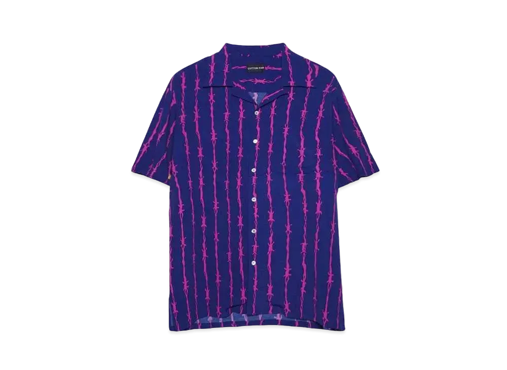 COTTON PAN Chank S/S:Wired "NAVY PINK"