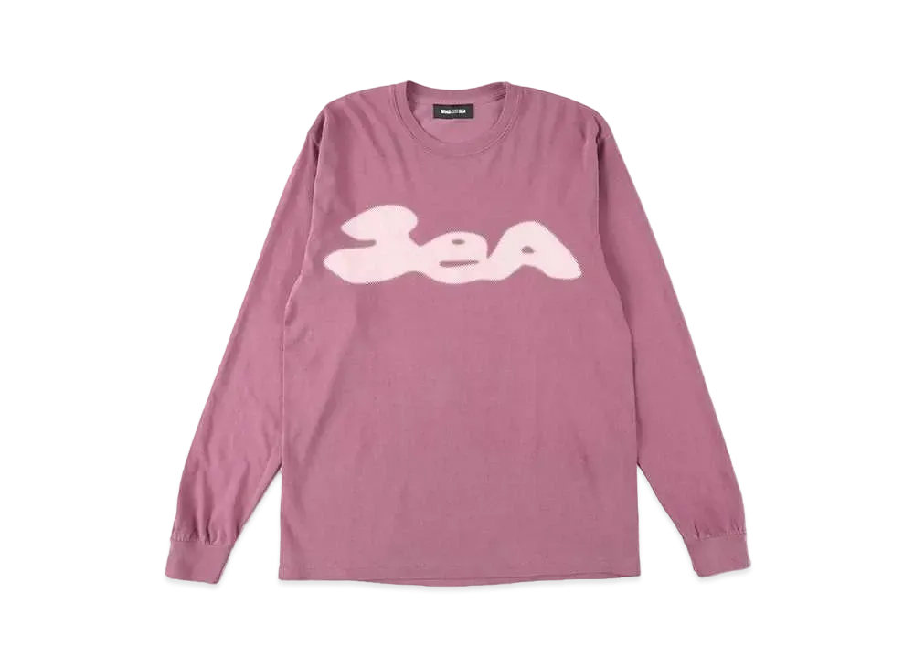 WIND AND SEA Heptagon Logo L/S Tee "Purple"