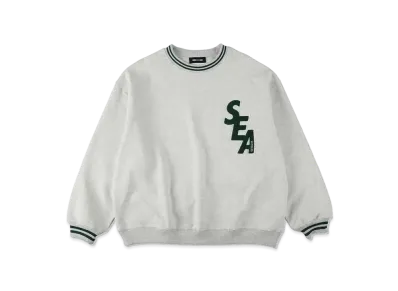 WIND AND SEA Sea Patch Crewneck Sweatshirt "Gray"
