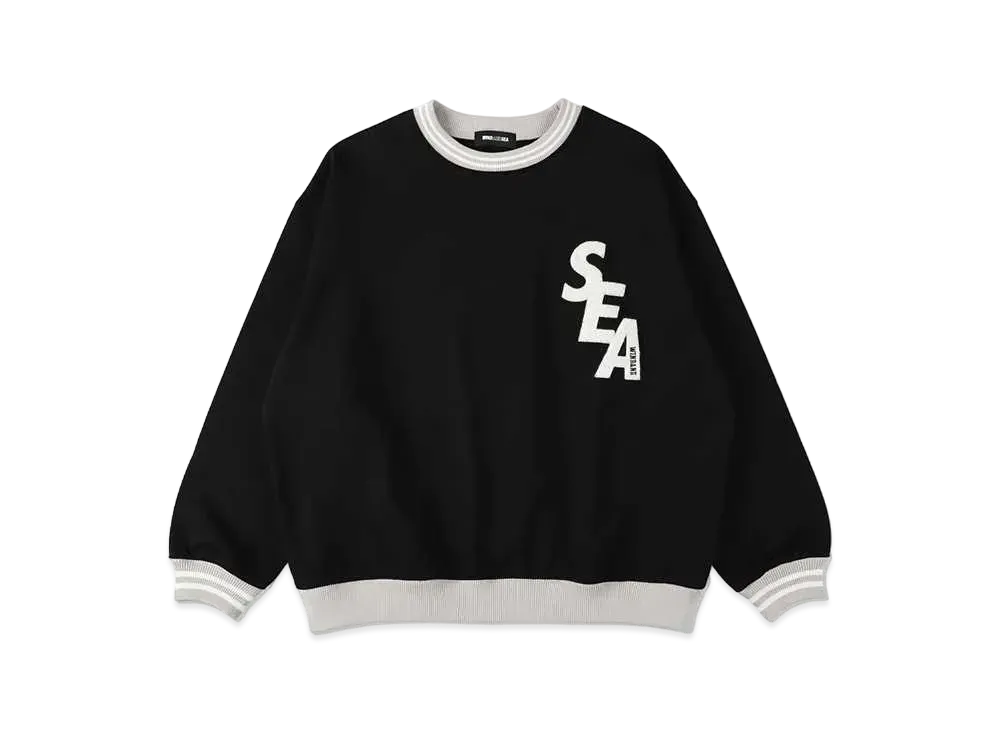 WIND AND SEA Sea Patch Crewneck Sweatshirt 