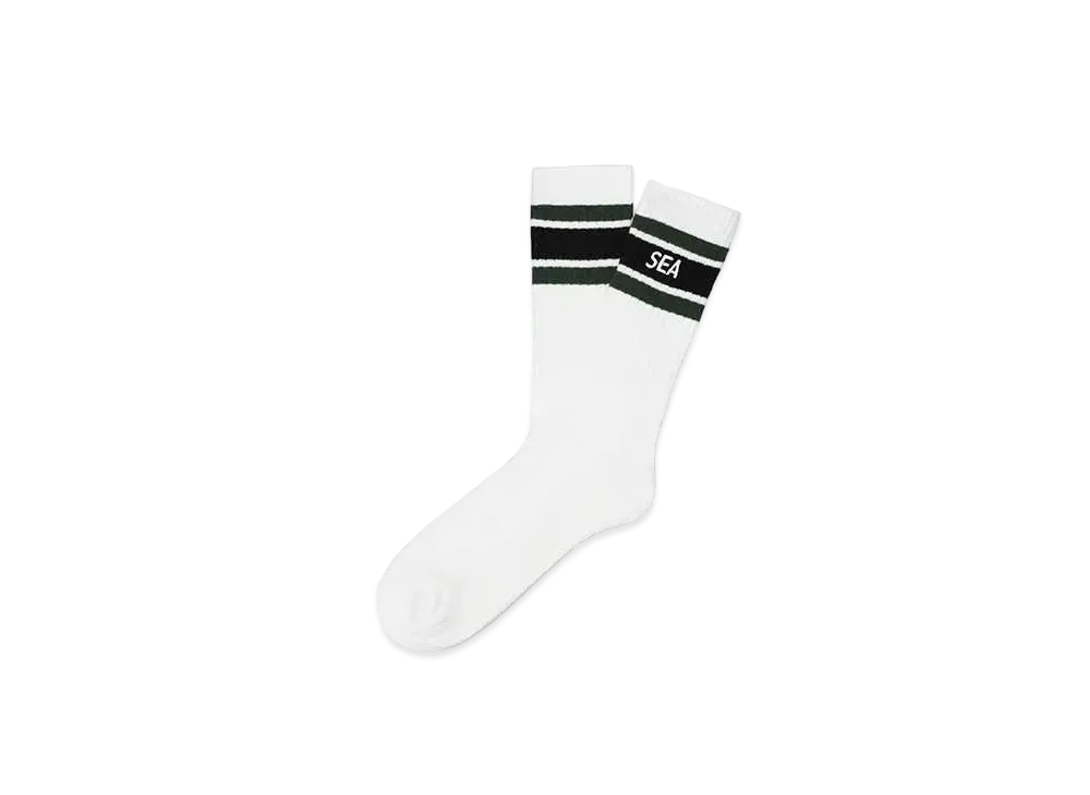 WIND AND SEA Sea Line Sox "Green Black"