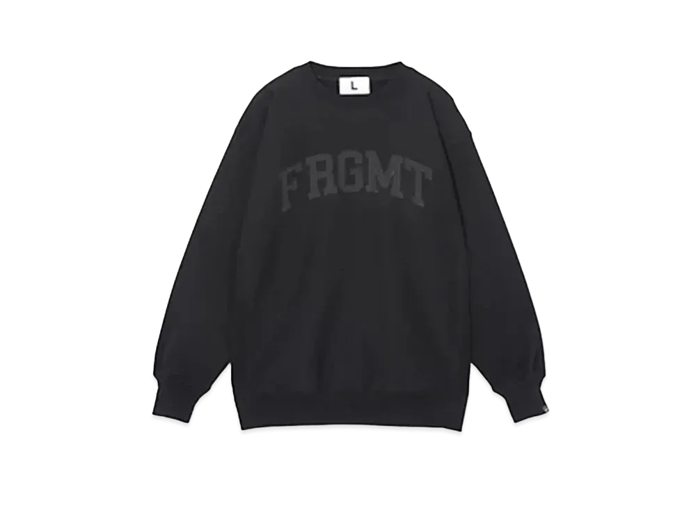FRAGMENT UNIVERSITY FRGMT UNV C/N Sweat E "Black"