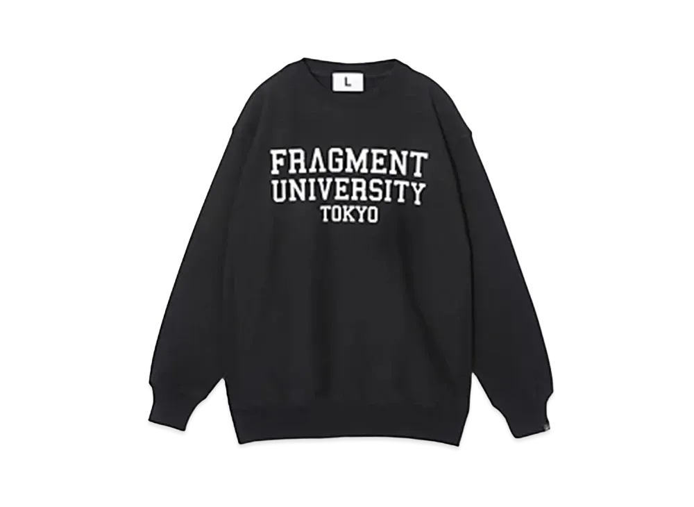 FRAGMENT UNIVERSITY FRGMT UNV C/N Sweat F "Black"