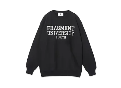 FRAGMENT UNIVERSITY FRGMT UNV C/N Sweat F "Black"
