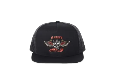 MASSES MASSES x PORKCHOP MESH CAP EAGLE P "BLACK"