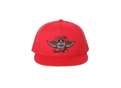 MASSES MASSES x PORKCHOP MESH CAP EAGLE P "RED"