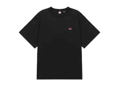 NANGA Eco Hybrid Box Logo Embroidery Tee "Black"