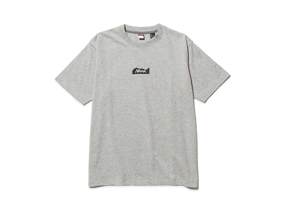 NANGA Eco Hybrid MT Logo Tee "Grey"