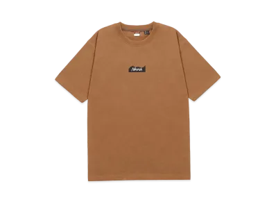 NANGA Eco Hybrid MT Logo Tee "Camel"