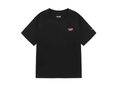 NANGA Eco Hybrid Mini Box Logo Kids Tee "Black"