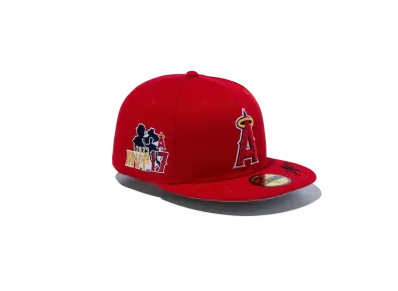 NEW ERA x Shohei Ohtani 59Fifty American League MVP & Home Runs Leaders Los Angeles Angels Scarlet x White "Scarlet"