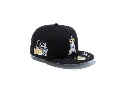 NEW ERA x Shohei Ohtani 59Fifty American League MVP & Home Runs Leaders Los Angeles Angels Black x White "Black"