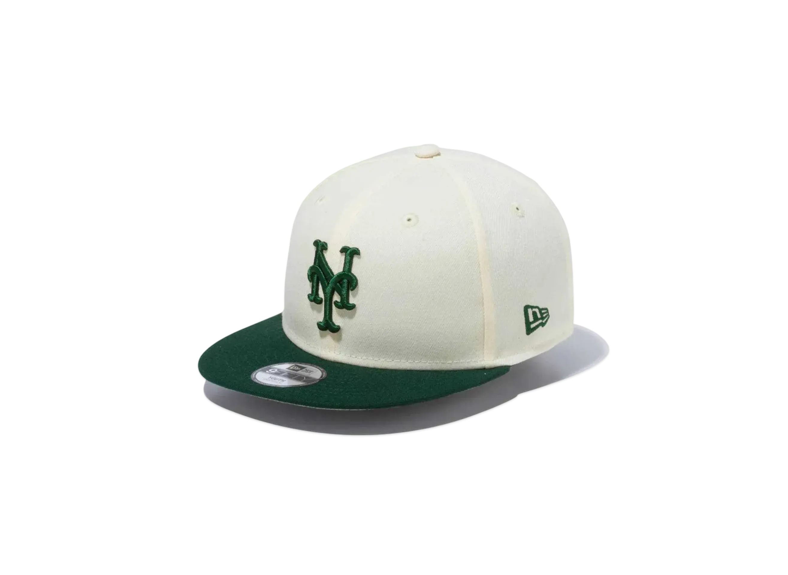 NEW ERA Powered by GORO NAKATSUGAWA (min-nano) Youth 9Fifty New York Mets Wine Cork Dark Green Visor "Wine Cork/Dark Green"