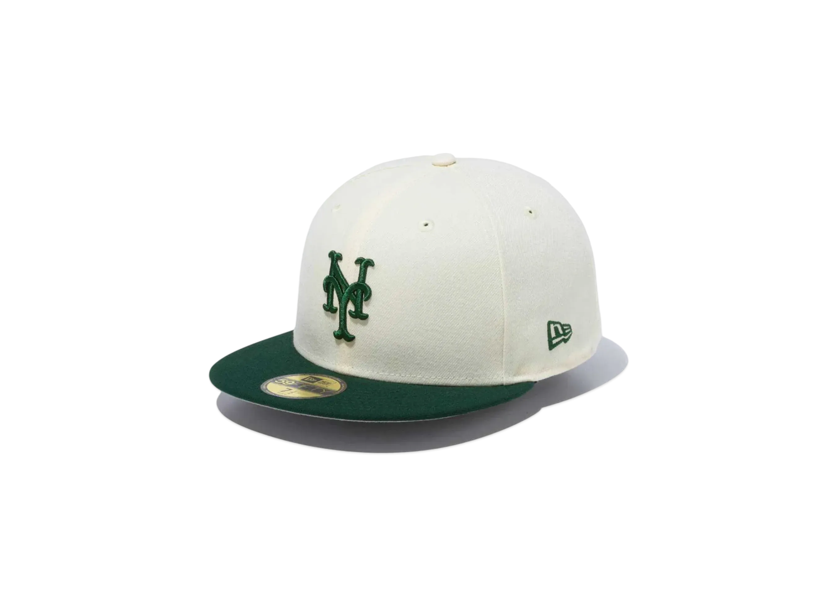 NEW ERA Powered by GORO NAKATSUGAWA (min-nano) 59Fifty New York Mets Wine Cork Dark Green Visor "Wine Cork/Dark Green"