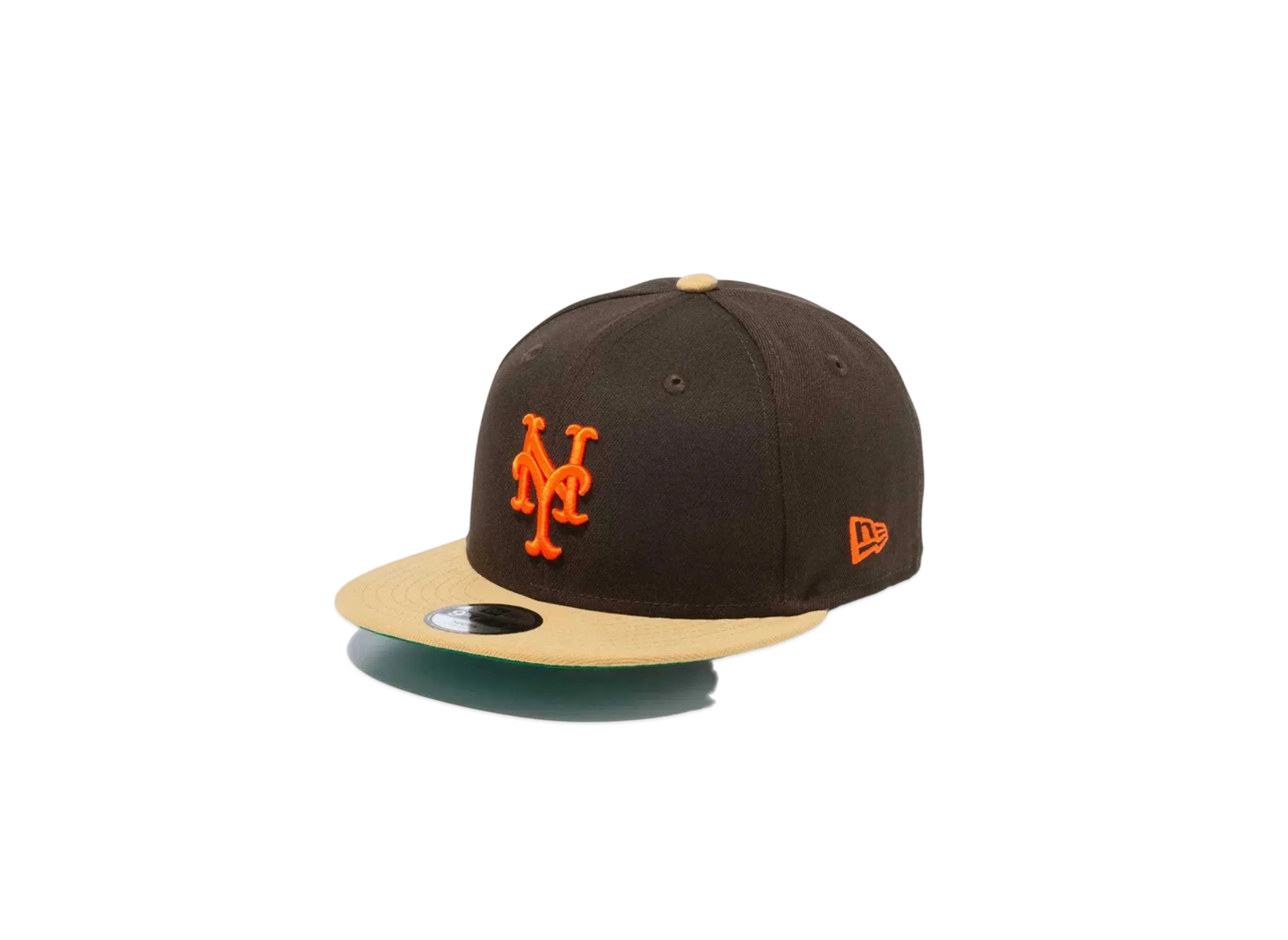 NEW ERA Powered by GORO NAKATSUGAWA (min-nano) Youth 9Fifty New York Mets Brown Suede Bronze Visor "Brown/Bronze"