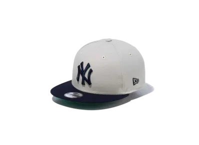 NEW ERA Powered by GORO NAKATSUGAWA (min-nano) Youth 9Fifty New York Yankees Stone Navy Visor "Stone/Navy"