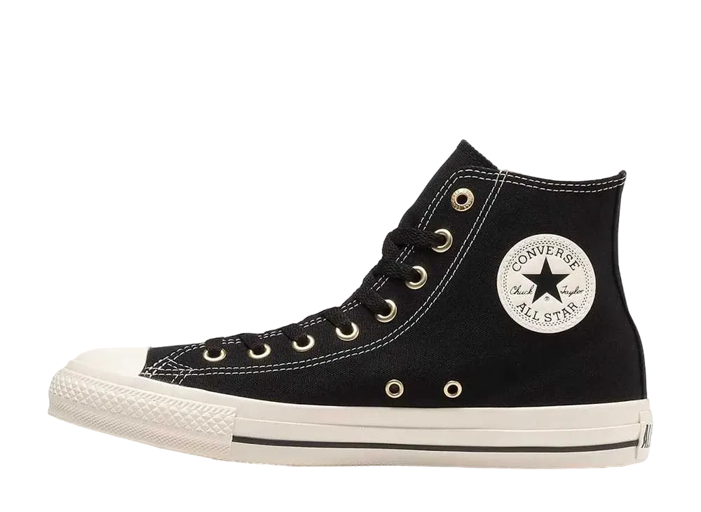 コンバース オールスター ゴールドジップ ハイ "ブラック"