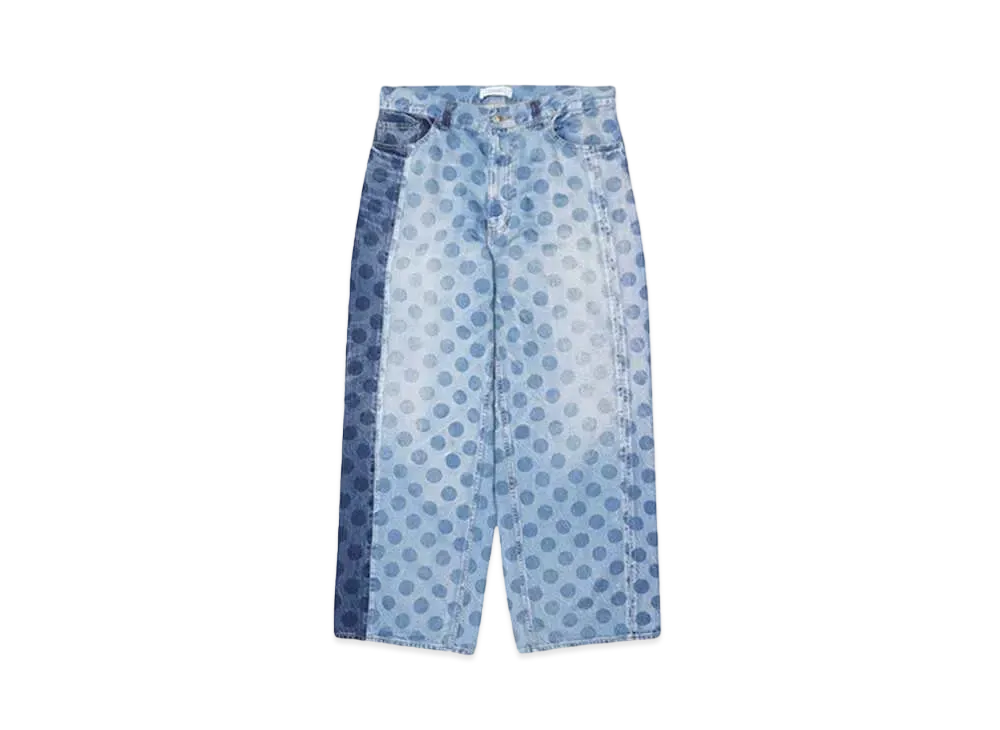 FACETASM DOT DENIM PANTS "INDIGO"