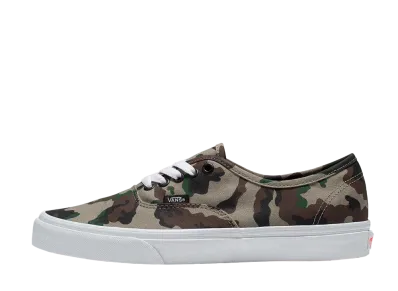 バンズ カモ オーセンティック "オリーブ/ホワイト"