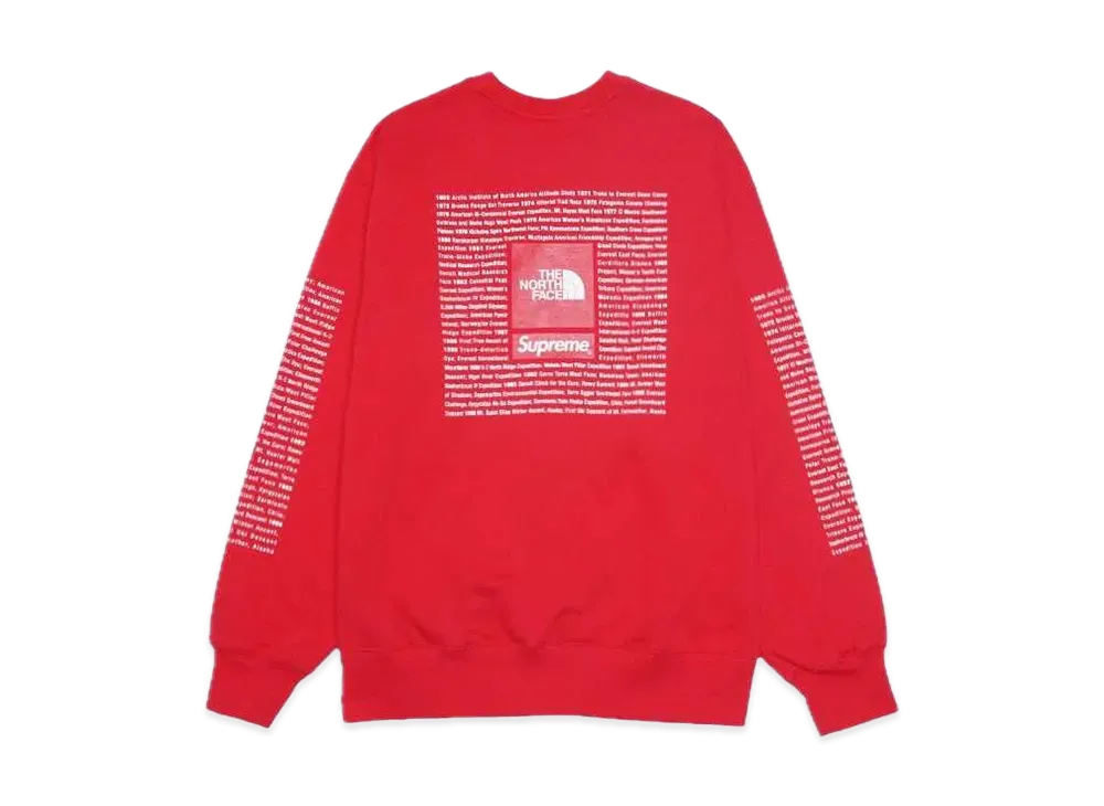 Supreme x The North Face Crewneck "Red"