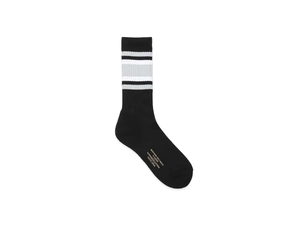 WACKO MARIA Striped Socks "Gray"