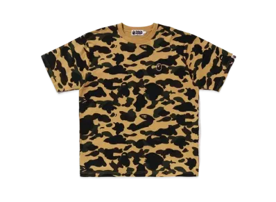 A BATHING APE 1st Camo One Point Tee "Yellow"