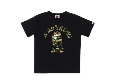 A BATHING APE 1st Camo College Tee "BlackxYellow"
