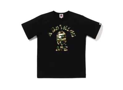 A BATHING APE 1st Camo College Tee "BlackxYellow"