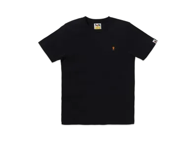 A BATHING APE Baby Milo One Point Tee "Black"