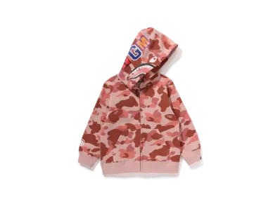 A BATHING APE 1st Camo Shark Full Zip Hoodie "Pink"