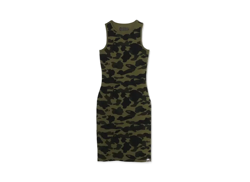 A BATHING APE 1st Camo Tank Top Onepiece "Green"