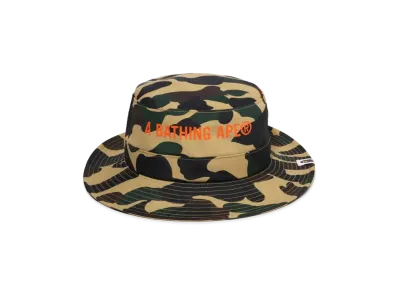 A BATHING APE 1st Camo Mesh Hat "Yellow"