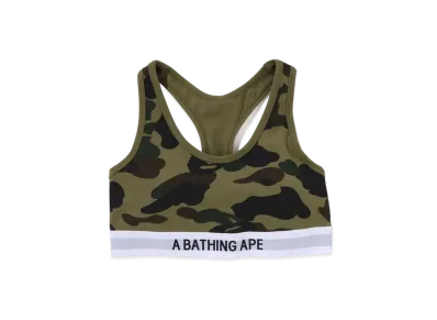 A BATHING APE 1st Camo Sports Bra "Green"