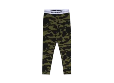 A BATHING APE 1st Camo Leggings "Green"