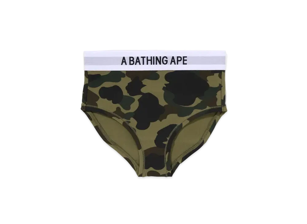 A BATHING APE 1st Camo Shorts "Green"
