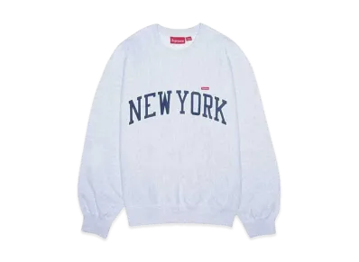 Supreme Shop Small Box Crewneck (New York) "Ash Grey"