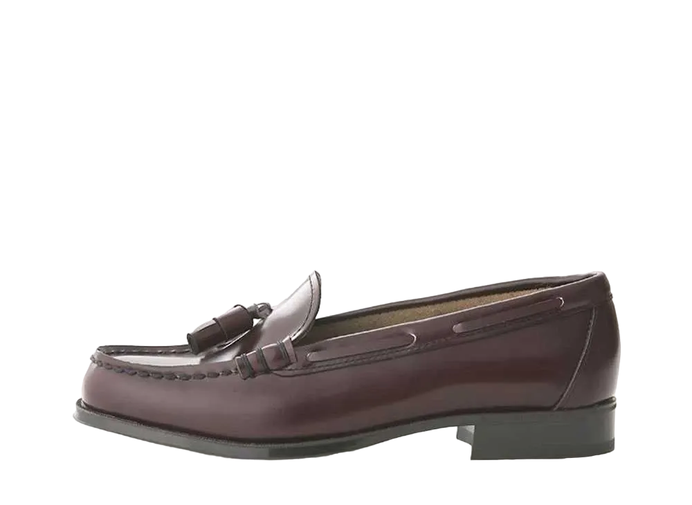 HARUTA Women's Tassel Loafers Cowhide Leather "Rotor" #303