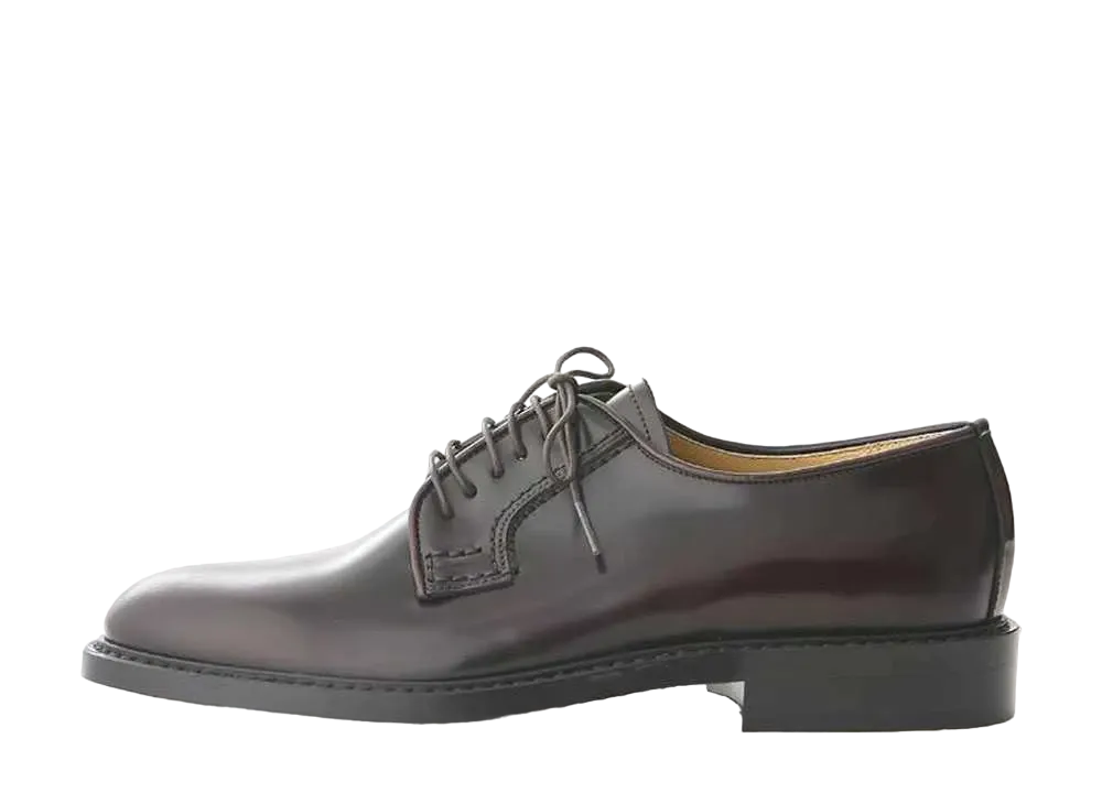 HARUTA Plain Lace Up Shoes Cowhide Leather "Black" #711