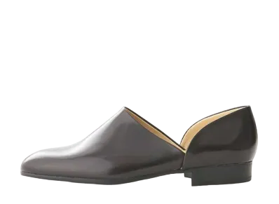 HARUTA Spock Shoes Cowhide Leather "Dark Brown" #SF850